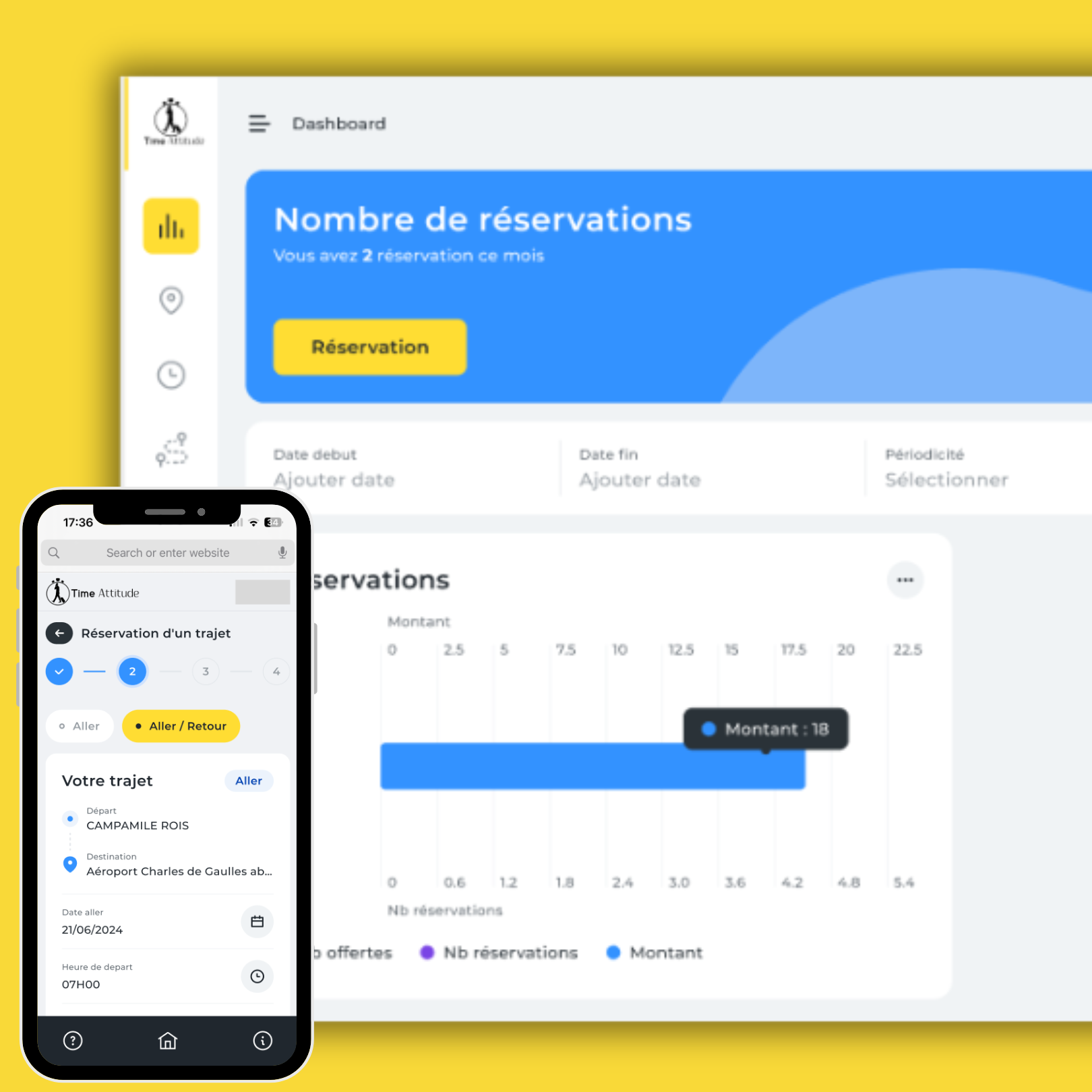 Time Attitude — Gestion de navettes inter-hôtels